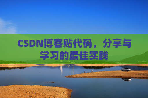 CSDN博客贴代码，分享与学习的最佳实践